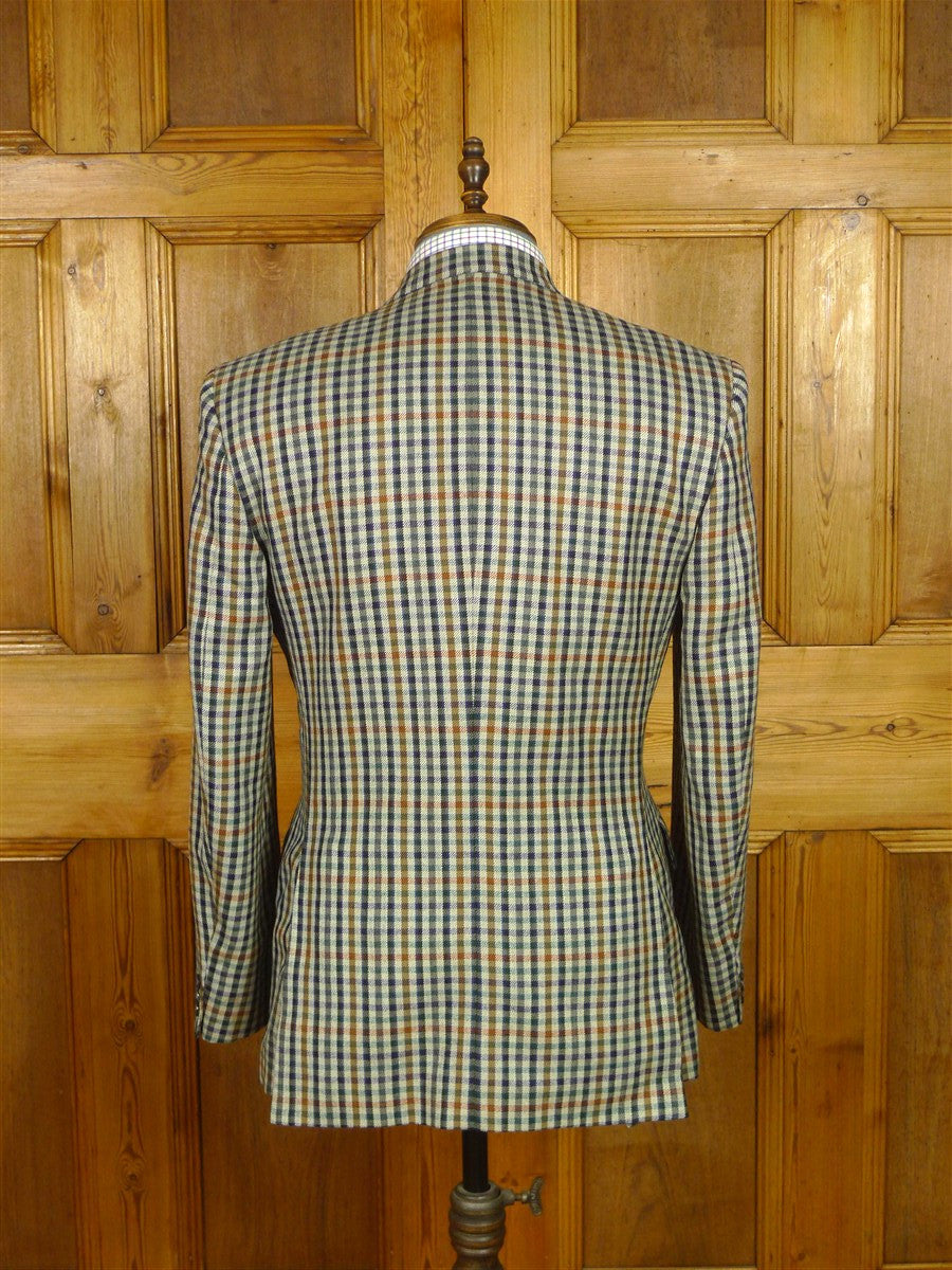 26/0653 near immaculate crombie gun check wool sports jacket blazer 40 regular