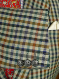26/0653 near immaculate crombie gun check wool sports jacket blazer 40 regular