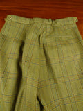 26/0657 vintage british heavyweight glen check tweed country suit 38 regular
