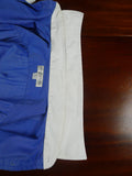 26/0664 Bespoke kilgour french stanbury cotton blue/white long sleeve double cuff shirt 15.5"