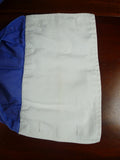 26/0664 Bespoke kilgour french stanbury cotton blue/white long sleeve double cuff shirt 15.5"