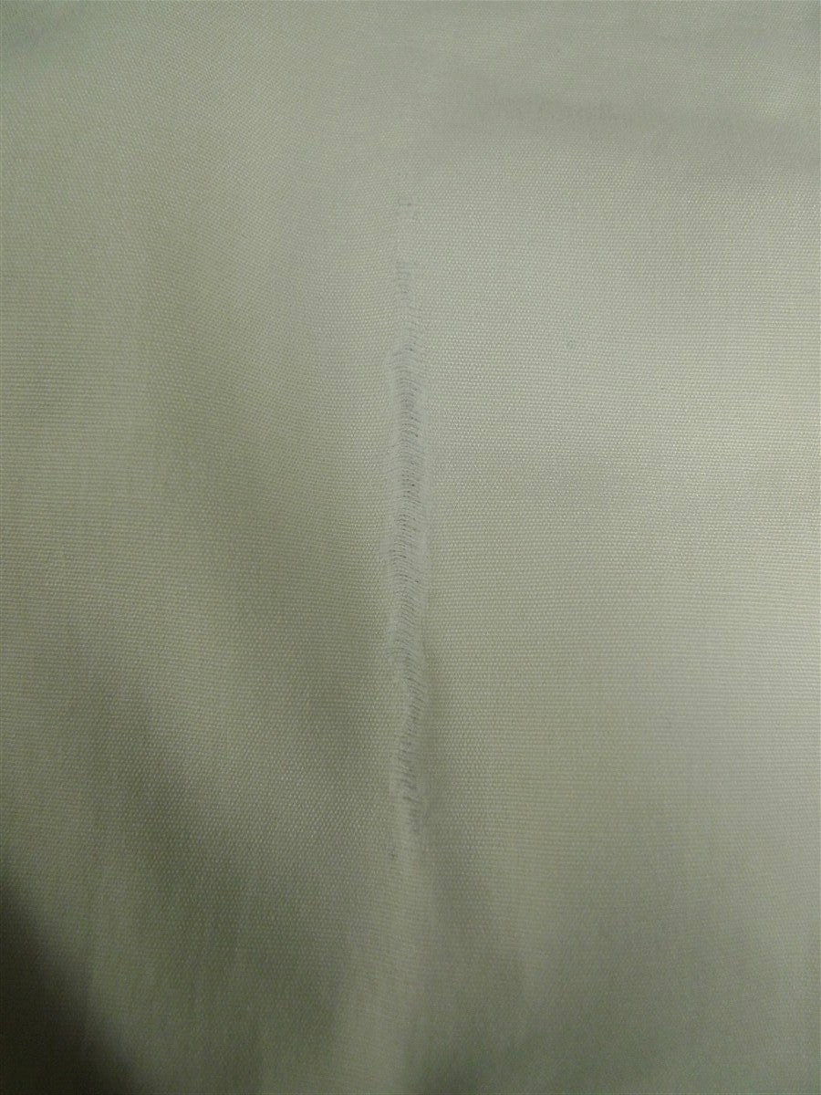 26/0672 turnbull & asser cotton cream long sleeve double cuff shirt 15"