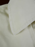 26/0672 turnbull & asser cotton cream long sleeve double cuff shirt 15"