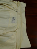26/0684 vintage turnbull & asser silk ivory pleated double cuff dress shirt 16.5"