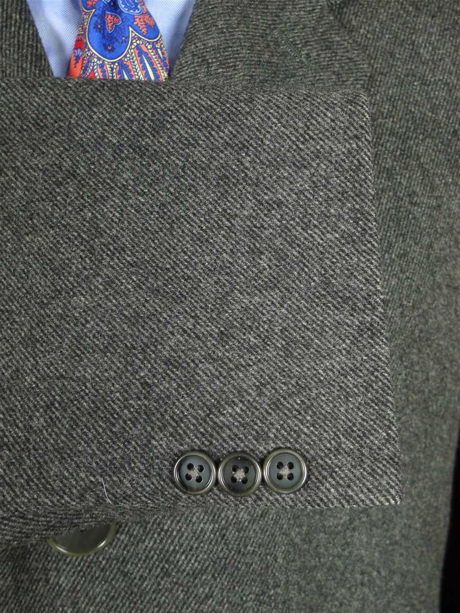 26/0656 immaculate vintage daks simpson grey wool twill overcoat coat 44 long