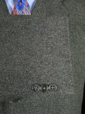 26/0656 immaculate vintage daks simpson grey wool twill overcoat coat 44 long