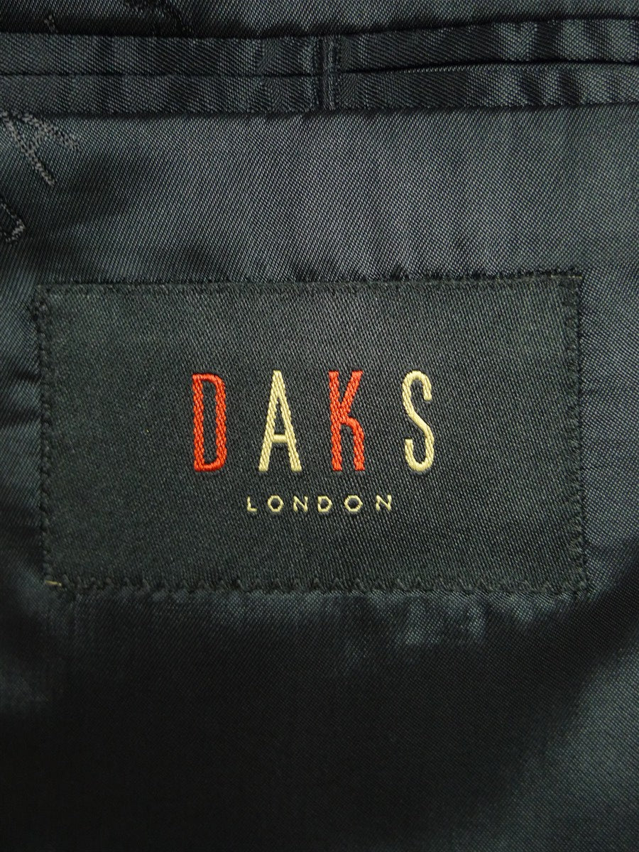 26/0655 immaculate nearly new daks grey / lilac glen check wool sports jacket blazer 40 regular