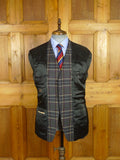 26/0655 immaculate nearly new daks grey / lilac glen check wool sports jacket blazer 40 regular
