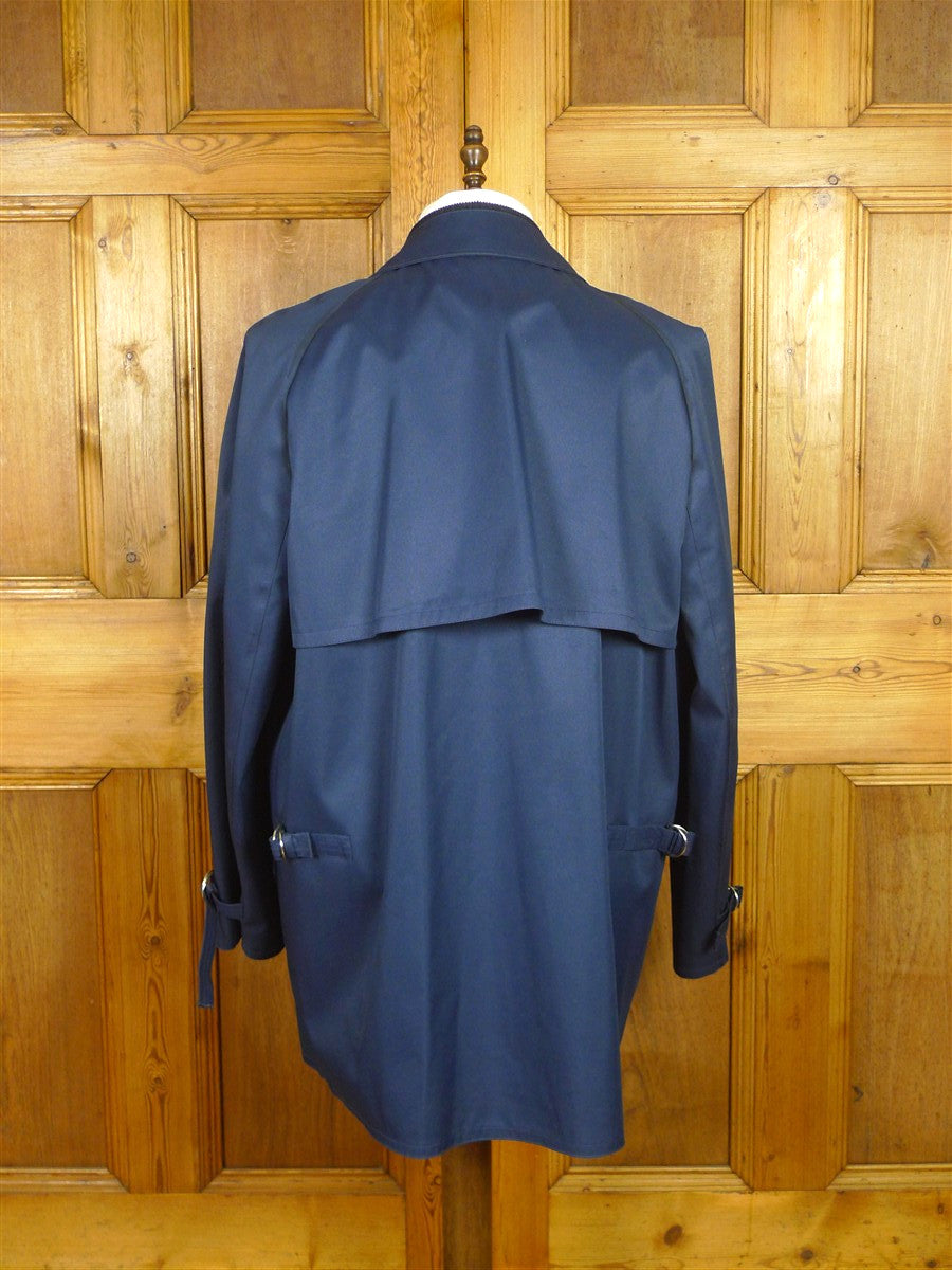 26/0658 wonderful immaculate vintage gannex navy blue coat raincoat overcoat mac 48-50