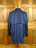 26/0658 wonderful immaculate vintage gannex navy blue coat raincoat overcoat mac 48-50