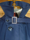 26/0658 wonderful immaculate vintage gannex navy blue coat raincoat overcoat mac 48-50