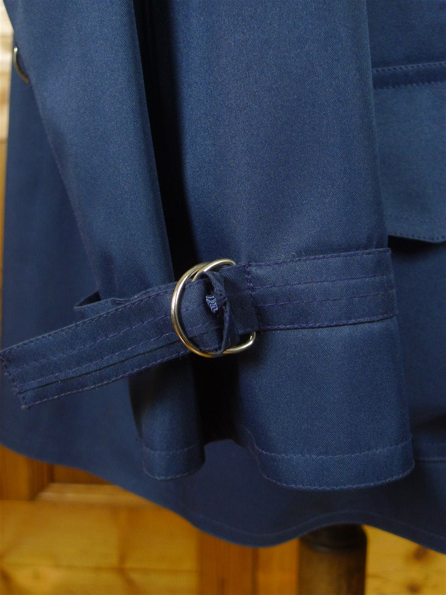 26/0658 wonderful immaculate vintage gannex navy blue coat raincoat overcoat mac 48-50