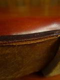 26/0702 vintage edward green brown leather loafer shoe ON 184 LAST uk 8.5