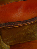 26/0702 vintage edward green brown leather loafer shoe ON 184 LAST uk 8.5