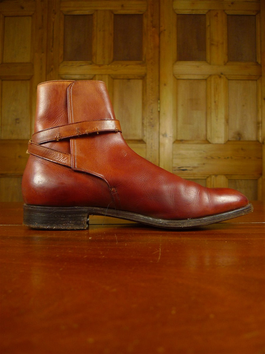 26/0772 vintage wildsmith london brown jodphur chukka boots uk 8