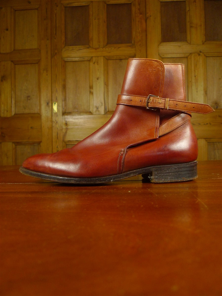 26/0772 vintage wildsmith london brown jodphur chukka boots uk 8