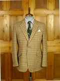 26/0689 immaculate vintage john g hardy gun check tweed sports jacket 40 short
