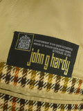 26/0689 immaculate vintage john g hardy gun check tweed sports jacket 40 short