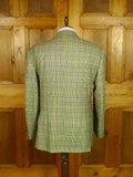 26/0690 immaculate scuderi rome hand tailored loro piana pure cashmere glen check sports jacket blazer 45 regular