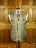 26/0690 immaculate scuderi rome hand tailored loro piana pure cashmere glen check sports jacket blazer 45 regular