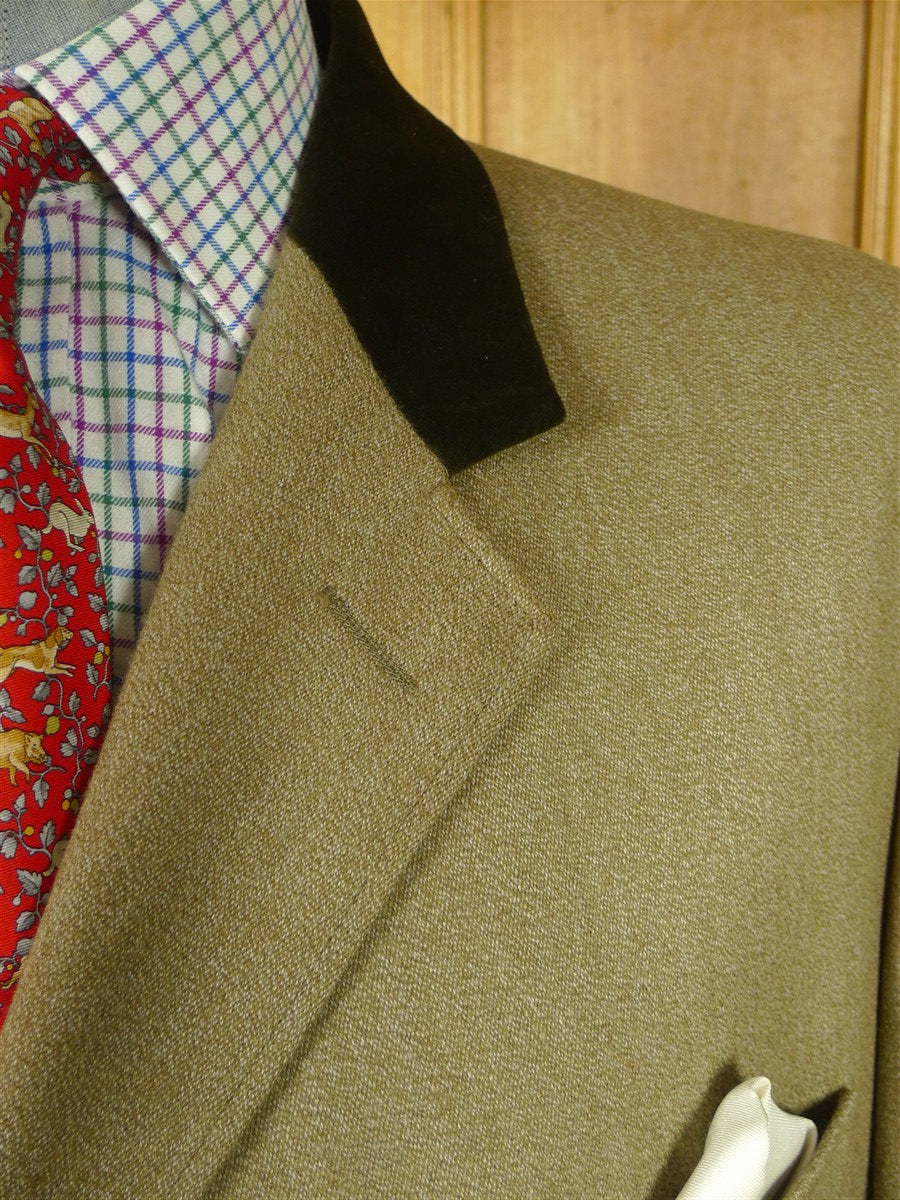 26/0691 immaculate vintage crombie stone venetian wool covert coat overcoat 44-45 regular