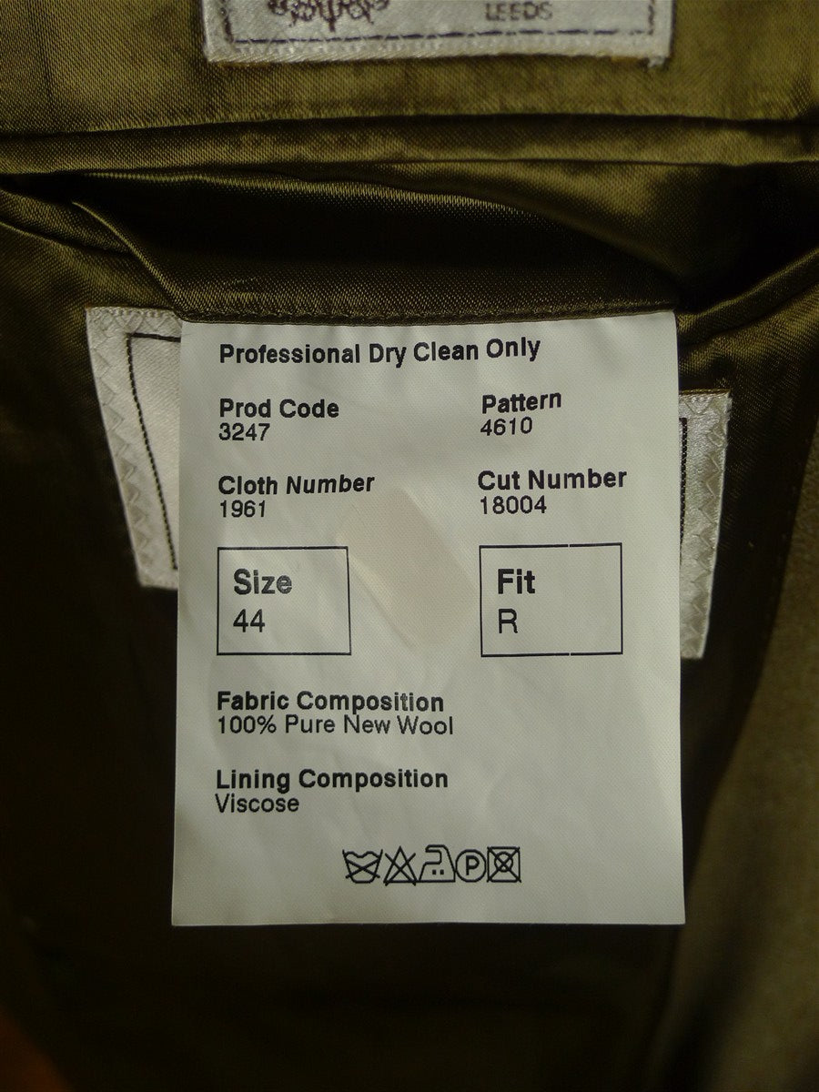 26/0691 immaculate vintage crombie stone venetian wool covert coat overcoat 44-45 regular