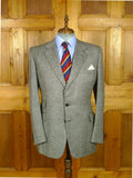 26/0686 immaculate VINTAGE TURNBULL & ASSER GREY HERRINGBONE / AMBER & BLUE WP CHECK TWEED SPOORTS JACKET BLAZER 45-46 long
