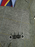 26/0686 immaculate VINTAGE TURNBULL & ASSER GREY HERRINGBONE / AMBER & BLUE WP CHECK TWEED SPOORTS JACKET BLAZER 45-46 long
