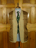26/0688 immaculate vintage heavyweight savile row bespoke green / brown wp check tweed jacket 38 short