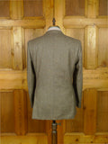 26/0774 immaculate vintage british earthy brown tweed town & country suit 40 regular