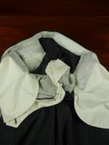 26/0731 near immaculate vintage crombie grey chalk-stripe worsted flannel d/b suit 42 long
