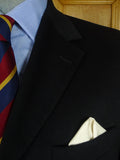 26/0718 immaculate vintage dark navy blue pure cashmere blazer jacket 44 long