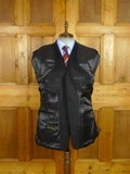 26/0718 immaculate vintage dark navy blue pure cashmere blazer jacket 44 long