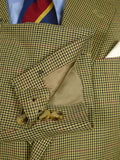 26/0716 immaculate bespoke tailored brown gun check wool sports jacket blazer 42 regular