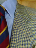 26/0715 vintage gieves & hawkes savile row gun check super 100s wool sports jacket blazer 42 regular
