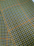 26/0714 vintage gieves & hawkes savile row green gun check wool sports jacket blazer 44 regular