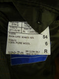 26/0714 vintage gieves & hawkes savile row green gun check wool sports jacket blazer 44 regular
