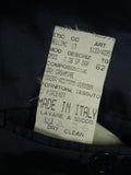 26/0733 vintage italian dark navy blue pure cashmere blazer jacket 50 regular
