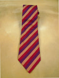 26/0752 turnbull & asser red blue gold 100% silk tie