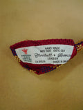 26/0752 turnbull & asser red blue gold 100% silk tie