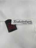 26/0734 turnbull & asser Jermyn St. cream 100% silk pocket square