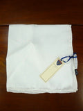 26/0746 new with tags/boxed Aspinal of london cream 100% silk pocket square