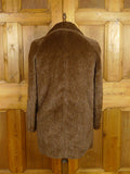 26/0756 wonderful vintage gannex alpaca teddy bear style car peacoat 40