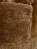 26/0756 wonderful vintage gannex alpaca teddy bear style car peacoat 40