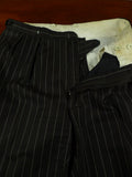 26/0758 vintage ralph lauren purple label brown wool & cashmere rope-stripe 3-piece suit 40 regular