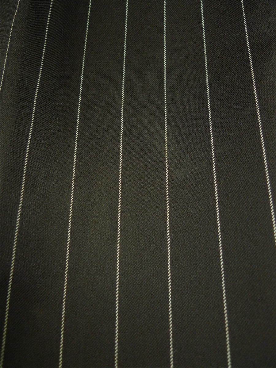 26/0758 vintage ralph lauren purple label brown wool & cashmere rope-stripe 3-piece suit 40 regular