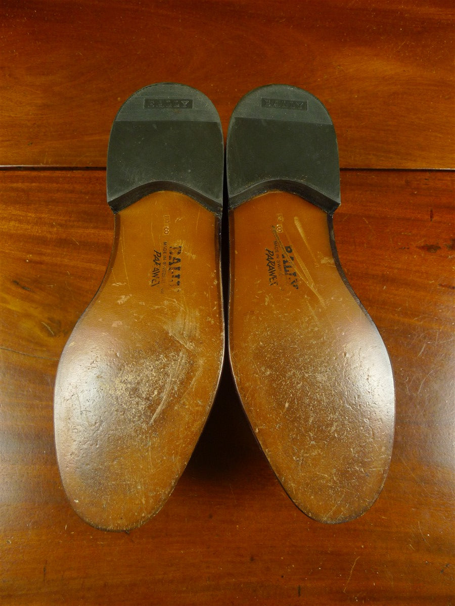 26/0779 near immaculate bally of switzerland brown leather loafer shoe w/ trees uk 8