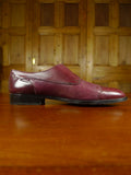 26/0780 near immaculate bally of switzerland mahogany red leather monk strapshoe w/ trees uk 8