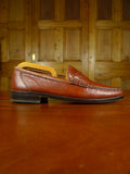 26/0779 near immaculate bally of switzerland brown leather loafer shoe w/ trees uk 8
