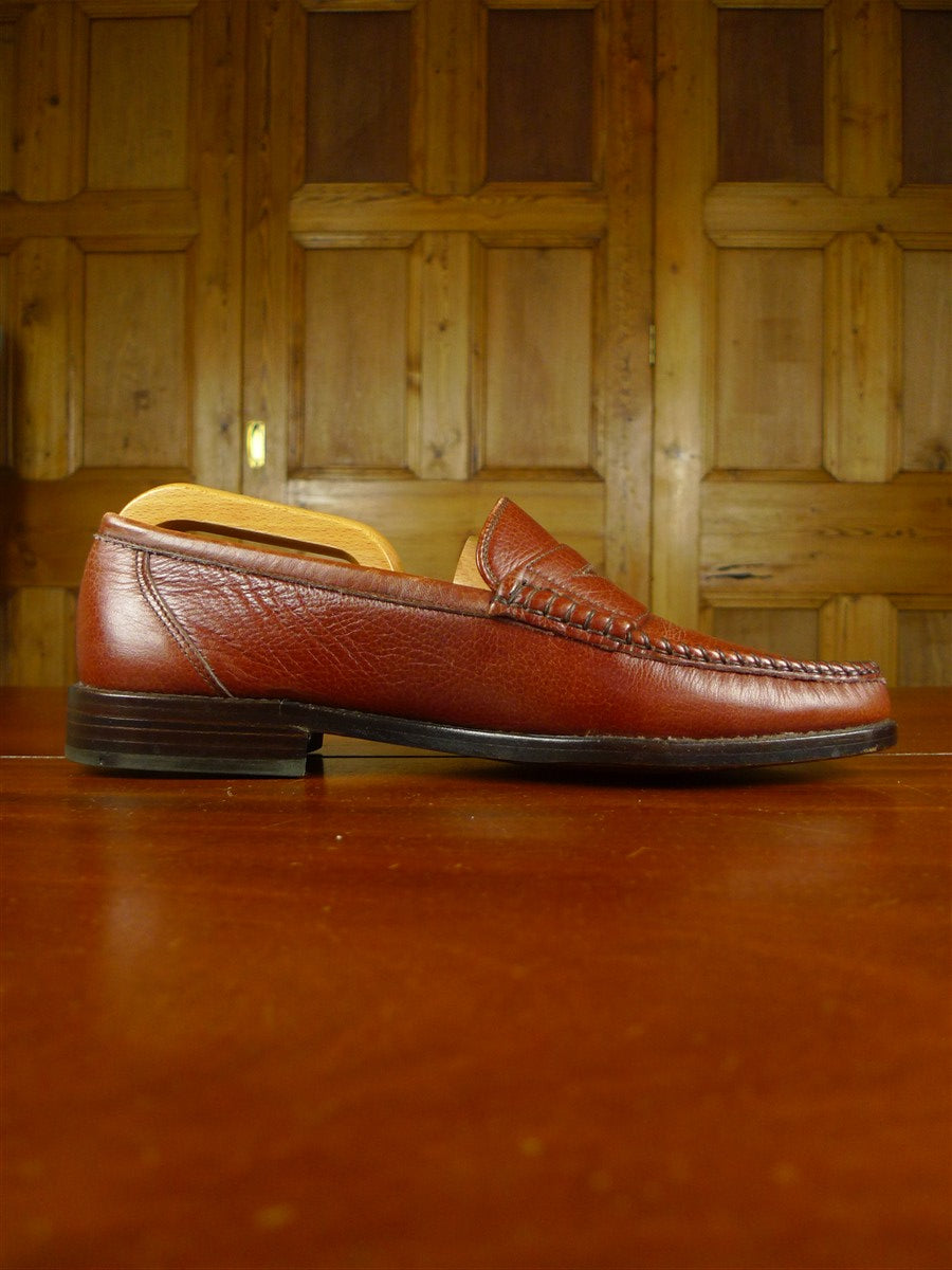26/0779 near immaculate bally of switzerland brown leather loafer shoe w/ trees uk 8